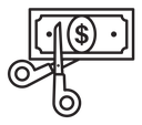 Salary deduction icon