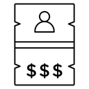 Salary Payment Slip icon