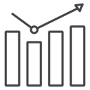 Sales Black Outline icon