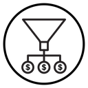 Sales conversion icon