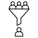 Sales conversion icon