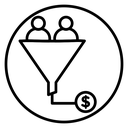 Sales Conversion Funnel icon