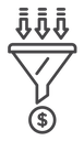 Sales funnel icon