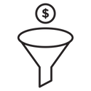 Sales funnel icon