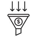 Sales funnel icon