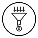 Sales funnel icon