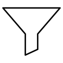 Sales Funnel Cone icon