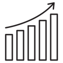 Sales growth icon