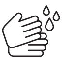 Sanitize hands icon