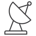 Satellite dish 3 icon