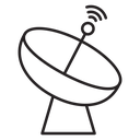 Satellite dish icon