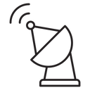 Satellite dish icon