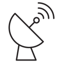 Satellite dish icon