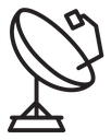 Satellite dish icon