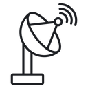 Satellite dish 2 icon