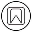 Save post Black Outline icon