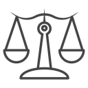 Scale Black Outline icon
