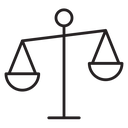 Scales of justice icon