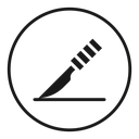 Scalpel path icon