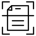 Scan documents icon