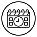 Schedule Calendar Clock icon