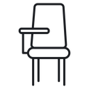 School desk chair 2 icon