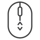 Scroll down up icon