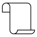 Scroll paper icon
