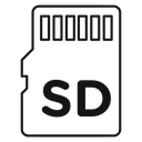 Sd card 4 icon