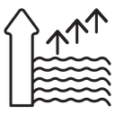 Sea level icon
