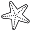 Sea star icon