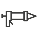Sealants gun icon