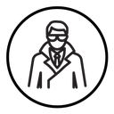 Secret agent icon