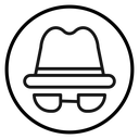Secret agent icon