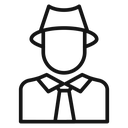 Secret agent icon
