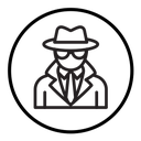 Secret agent icon