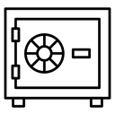 Secure vault icon