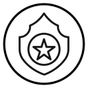 Security badge icon