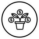 Seed money icon