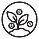Seed money icon