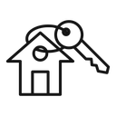 Selling or rent home icon