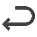 Send back icon