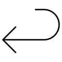 Send back icon