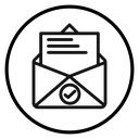 Send Message Envelope Check icon
