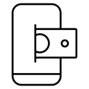 Send money smartphone 2 icon