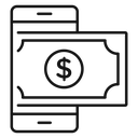 Send money smartphone 4 icon