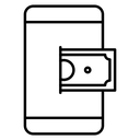 Send Money Smartphone Cash icon