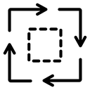 Sequential process icon