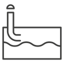 Sewerage tank icon