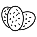 Shaobing Black Outline icon